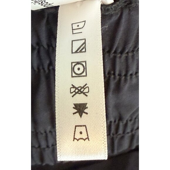 THE BUBBLE Black‎ Pull-On Shorts Wide Waistband Drawstring Cuffed NWT Siz XL - Picture 9 of 9